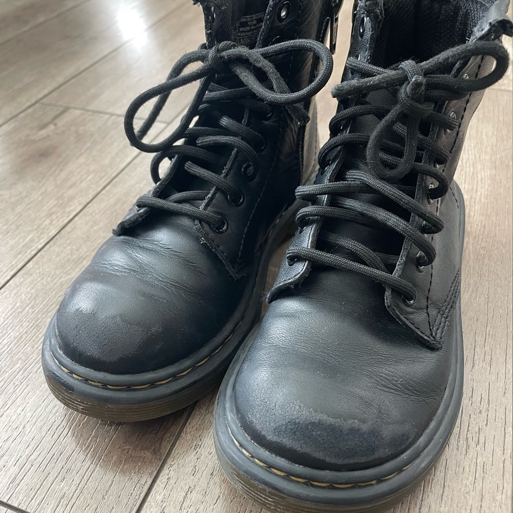 Dr. Martens Black Leather Boots